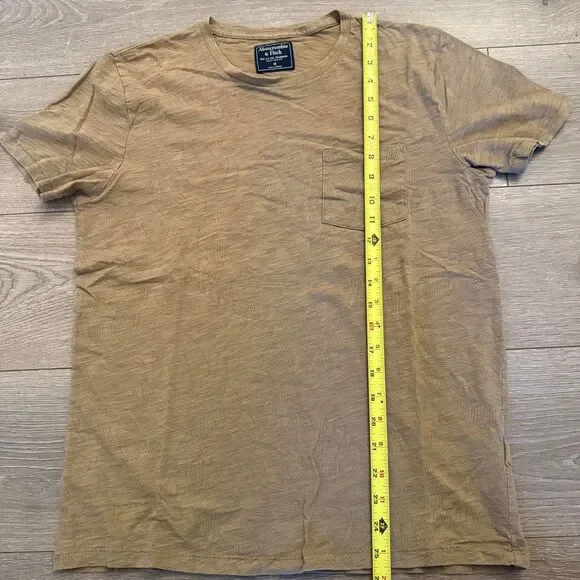 abercrombie & fitch leaf print pocket tshirt - Picture 7 of 8